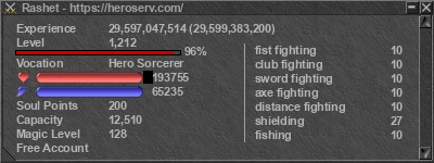 Signature for player Rashet