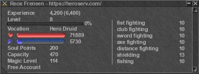 Signature for player Reox Freneen