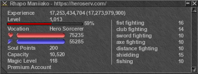 Signature for player Rhapo Maniiako