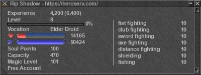 Signature for player Rip Shadow