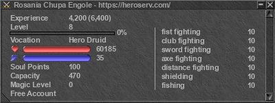 Signature for player Rosania Chupa Engole