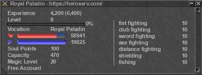 Signature for player Royal Paladin