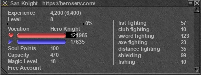 Signature for player San Knight