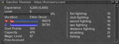 Signature for player Sancher Shaman