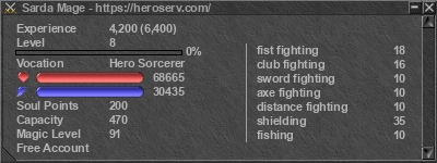 Signature for player Sarda Mage