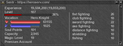 Signature for player Sentr