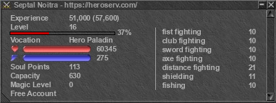 Signature for player Septal Noitra