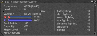 Signature for player Set