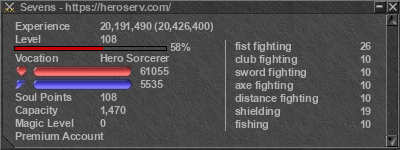 Signature for player Sevens