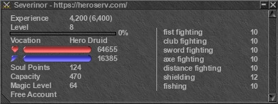 Signature for player Severinor