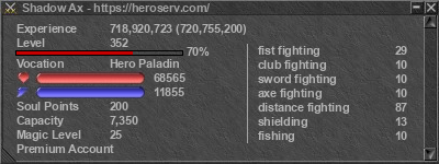 Signature for player Shadow Ax