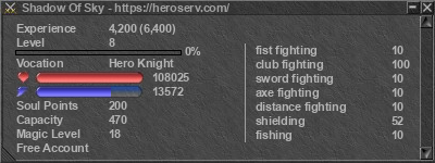 Signature for player Shadow Of Sky