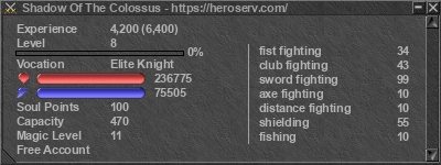 Signature for player Shadow Of The Colossus