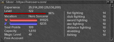 Signature for player Silver