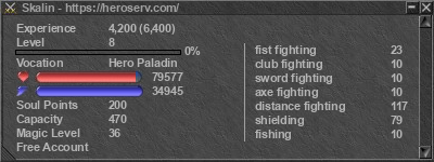 Signature for player Skalin