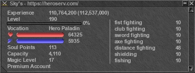 Signature for player Sky's