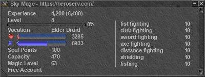 Signature for player Sky Mage