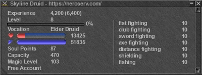 Signature for player Skyline Druid