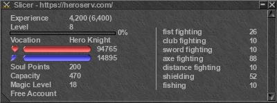 Signature for player Slicer