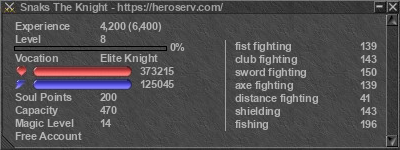 Signature for player Snaks The Knight