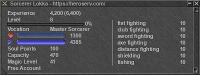Signature for player Sorcerer Lokka