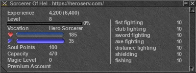 Signature for player Sorcerer Of Hel