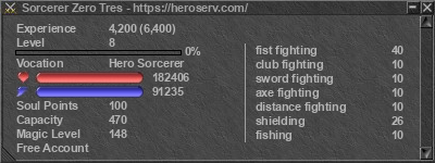 Signature for player Sorcerer Zero Tres