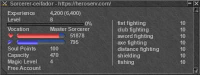Signature for player Sorcerer-ceifador