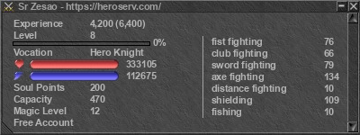 Signature for player Sr Zesao
