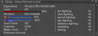 Signature for player Stinky