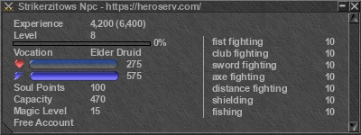 Signature for player Strikerzitows Npc