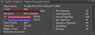 Signature for player Styfler Knightx