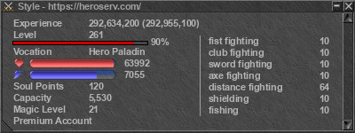 Signature for player Style