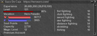 Signature for player Suco De Caja