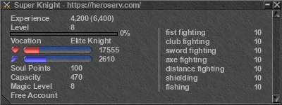 Signature for player Super Knight