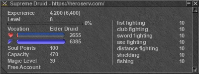 Signature for player Supreme Druid