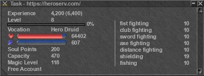 Signature for player Task