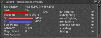 Signature for player Taskoff