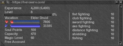 Signature for player Tc