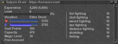 Signature for player Tedyzin Druid