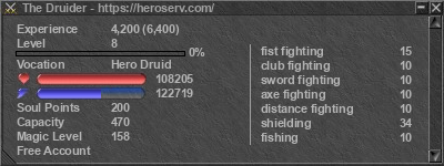 Signature for player The Druider