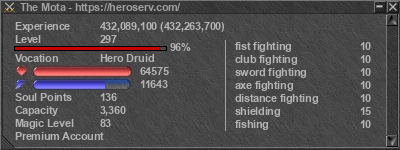 Signature for player The Mota