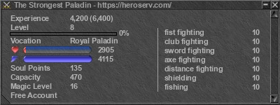Signature for player The Strongest Paladin