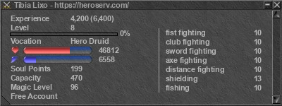 Signature for player Tibia Lixo