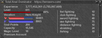 Signature for player Total Anal Dominator