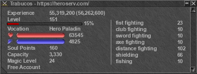 Signature for player Trabucos