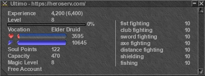 Signature for player Ultimo