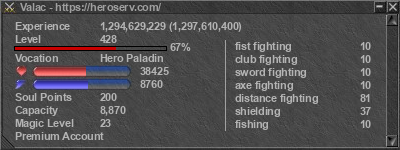 Signature for player Valac