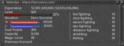 Signature for player Valentye