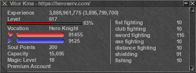 Signature for player Vitor Kina